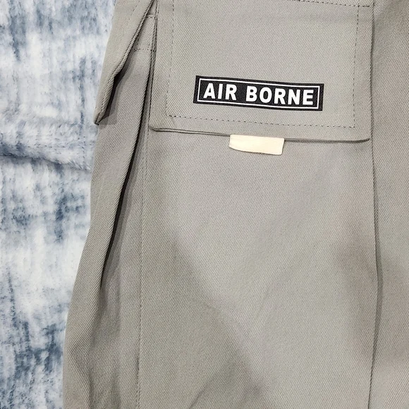 Men's Gray Cargo Jogger Pants by - Picture 3 of 3